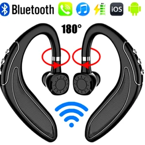 Bluetooth 5.0 écouteur conducteur camionneur casque sans fil écouteurs annulation de bruit - Photo 1/12