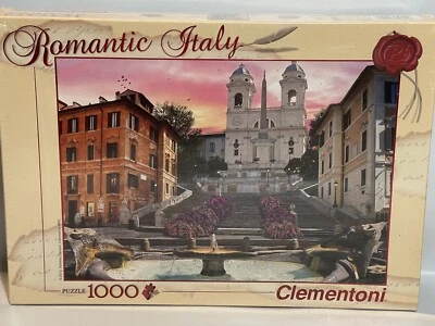 Romantic Italy Roma 1000 Piece Jigsaw Puzzle NEW Sealed Clementoni 39219 Rome - Image 1 of 2