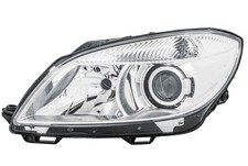 Scheinwerfer links FF Halogen HELLA für SKODA FABIA II (542)