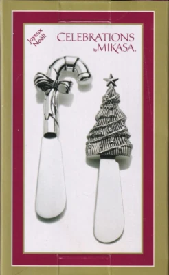 Juego de esparcidores de 2 piezas Mikasa Celebraciones (temática navideña) ¡Nuevo! Foto 1 de 2