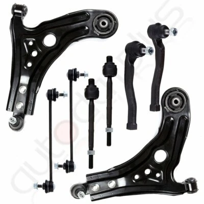 8pcs Front Suspension Control Arms Tie Rod Ends For 2004-2011 Chevrolet Aveo - Image 1 of 4