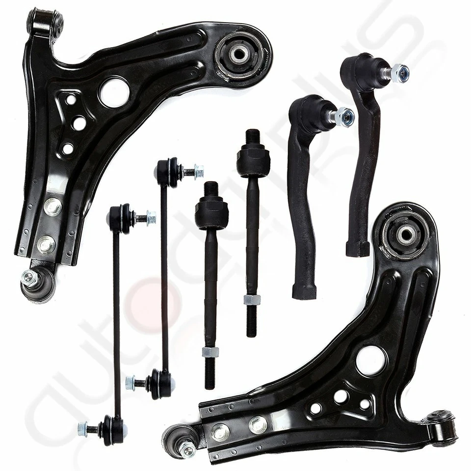 Brazos de control de suspensión delantera 8 piezas extremos de varilla de amarre para Chevrolet Aveo 2004-2011 Foto 1 de 4