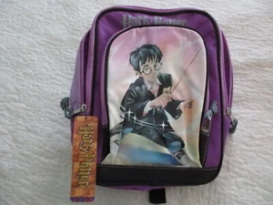 Warner Bros. Harry Potter Mini Rucksack ~ Neu mit Etikett ~ lila datiert 2001 - Bild 1 von 9