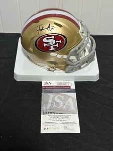 Frank Gore Signed San Francisco 49ers Mini Helmet JSA - Picture 1 of 3