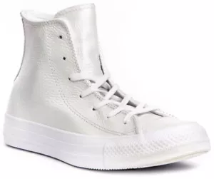 Converse Chuck Taylor All Star Leather 557950C Sneakers Boots Ankle Shoes Womens - Picture 1 of 5