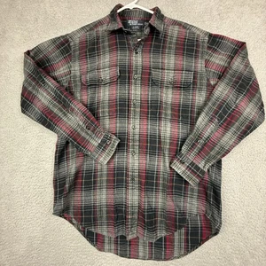 Camisa Polo Ralph Lauren Para Hombres Franela a Cuadros Abotonada, Informal G.I. Algodón - Imagen 1 de 8