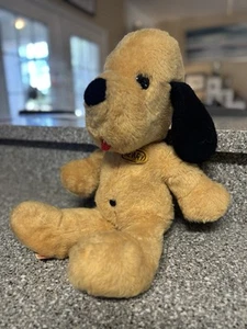 Animal Fair Henry Dog Stuffed Plush Tongue Out Name Tag Korea 20” - Picture 1 of 23