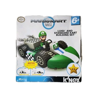 Nintendo K’Nex Mario Kart Wii Luigi Standard Kart Building Set 65 pc NEW  - Image 1 of 2
