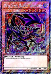 Red-Eyes Black Dragon RA04-EN109 (8° art/PSR)-EU - Foto 1 di 1