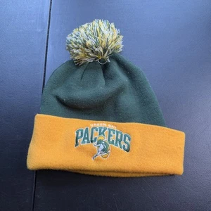 Cappello invernale Green Bay Packers vintage Mitchell e Ness logo vecchia scuola - Foto 1 di 5