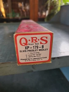 QRS Player Piano Roll Elvis Presley Limited Memorial Edition 1977 XP-179-B  - Picture 1 of 7