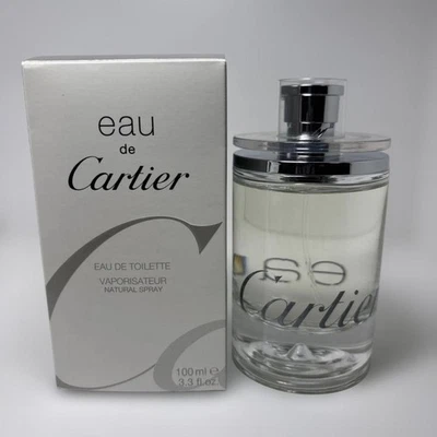 Vintage eau de Cartier 100ml 3.4 oz eau de toilette Spray Discontinued Fragrance - Image 1 of 4