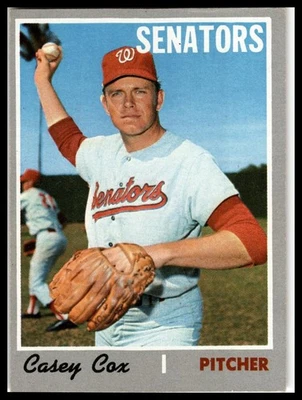 1970 Topps #281 Casey Cox - Image 1 of 2