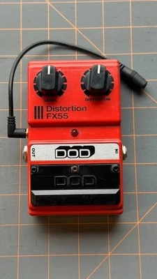 Pedal de distorsión DOD FX55 con cable de alimentación Foto 1 de 4