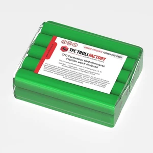 TFC Modelliermasse grün Plastilin weich bleibend schwefelfrei 10kg (10x1000g) - Bild 1 von 7