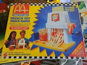 McDonald's Happy Meal Magic French Fry Snack Maker di Mattel SIGILLATO 1993 **NUOVO** - Foto 1 di 7