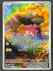Pokémon Pawmi Illustration Rare 226/091 PAF Paldean Fates NM - Picture 1 of 2