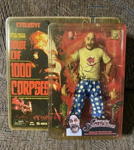 Captain Spaulding, Sid Haig Signed X2 Action Figure House of 1000 Corpses - Picture 1 of 11