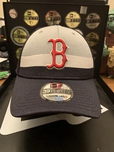 Boston Red Sox New Era 39Thirty “Striped Shadow Collection” Flex Fit Hat Sz M/LG - Picture 1 of 5