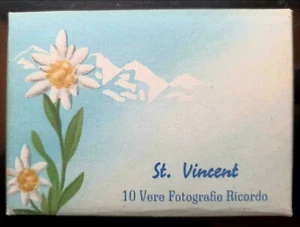 39) BLISTER ST VINCENT AOSTA 10 VERE FOTOGRAFIE RICORDO - Bild 1 von 2