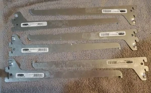 Rubbermaid 12" UNITRK Bracket FG4C0203UTLTY - Steel - Lot Of 6 - Picture 1 of 2