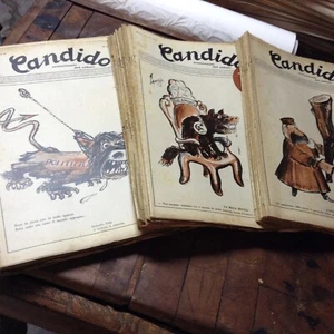 CANDIDO ANNATA 1953 COMPLETA 1/52 SETTIMANALE SATIRICO GUARESCHI - Foto 1 di 4