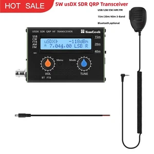 HAMGEEK USDX-CW 5W usDX SDR QRP Transceiver QCX-SSB do SSB 15m/20m/40m 3-pasmowy HF - Zdjęcie 1 z 9