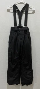 NWT Youth Sport Essentials Insulated Snow Suspender Pants Sz 10 Black MSRP 34.99 - Picture 1 of 10