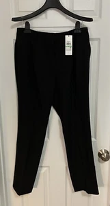 Schwarze Damenhose Calvin Klein Business US-Größe 8 neu mit Etikett - Bild 1 von 14