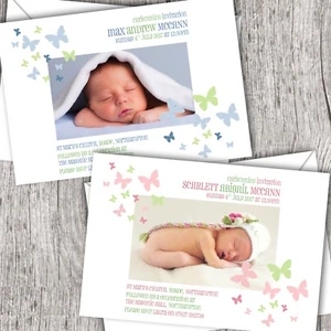 Personalised Photo Invitations ~ Christening ~ Baptism ~ Naming ~ Girl/Boy (DD3) - Picture 1 of 3