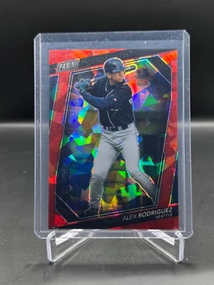 2023 PANINI NATIONAL!  ALEX RODRIGUEZ!  RED SPARKLE!  #/199!  SEATTLE MARINERS! - Image 1 of 2
