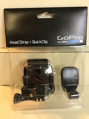 GoPro Head Strap + QuickClip SKU: ACHOM-001 Genuine OEM 170715B - Image 1 of 3
