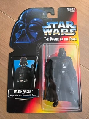 Figura de juguete Star Wars Power of the Force - Darth Vader Long Saber nuevo 1995 Kenner Foto 1 de 4