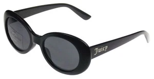 Juicy Couture Sunglasses Black 100% UV Protection 49-21-140 Round Designer Gift - Picture 1 of 4