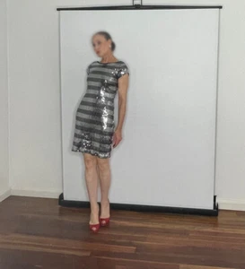 Fabulous Sequin Shift Dress Cocktail Festival Weekend Dress - Picture 1 of 5
