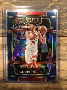 2021-22 Panini Select Alperen Sengun Blue Silver Prizm Concourse RC #19 Rockets - Picture 1 of 2