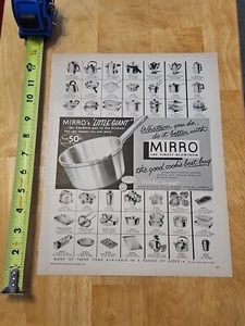 REVISTA AD MIRRO MEJOR ALUMINIO 1955 BANDEJA PARA PASTELES ANTIGUA - Imagen 1 de 2