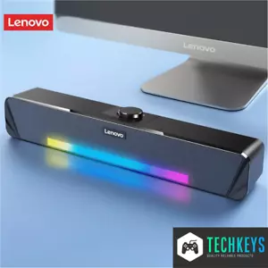 Lenovo TS33 Wired and Bluetooth 5.0 Speaker - With 360 Surround Sound and RGB - Picture 1 of 6