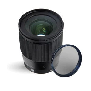 Sigma 16mm f/1.4 DC DN Contemporary Lens for Canon EF-M + UV Ultraviolet Filter - Picture 1 of 4
