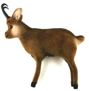 Vintage Wagner Kunstlerschutz Flocked Mountain Goat Animal Figure BG5 - Picture 1 of 8