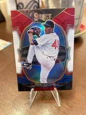 2023 Panini Select - Concourse Tri-Color Prizm #18 Pedro Martinez
