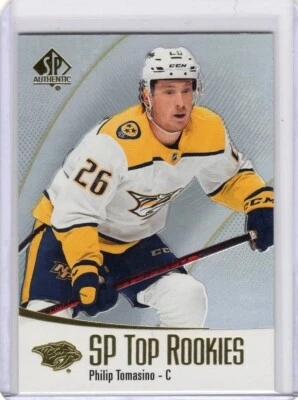 2021-22 SP Authentic Top Rookies #TR-15 Philip Tomasino  Nashville Predators - Image 1 of 2