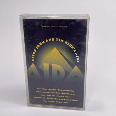 Elton John's Aida Movie Musical Soundtrack (Audio Cassette Tape, 1999) Canada - Image 1 of 4