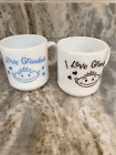 Vintage Grandma Grandpa Coffee Cups #vintage cups #grandpa #grandma