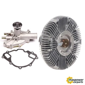 Water Pump & Electric Fan Clutch For 87-96 Ford Bronco Ford F-150 2Door 5.0L V8 - Picture 1 of 12