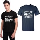 I'm Sexy And I Tow It T Shirt Funny Caravan Camping Gift Kids & Adults Tee Top