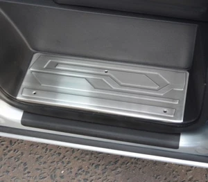 4pc Chrome Door Sill Trim Covers Protectors To Fit Ford Tourneo Custom (2012+) - Picture 1 of 6