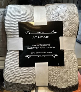Allied Home Chenille Überwurf - Pullover Stricküberwurf mit mehreren Texturen 50”x60” - Bild 1 von 2