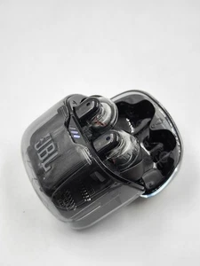 Auriculares inalámbricos Bluetooth JBL Tune Flex negros transparentes funcionando - Imagen 1 de 9