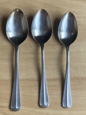 Rogers Co Jefferson Manor Stainless 3 Teaspoons Korea Stanley Roberts - Image 1 of 4